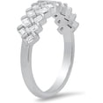 thumbnail image 2 of Sterling Silver Baguette-cut Cubic Zirconia CZ Ring, 2 of 8