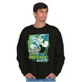 thumbnail image 3 of Cool Popeye Raised By the Hustle Men's Crewneck Sweatshirt Brisco Brands L, 3 of 6