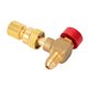 thumbnail image 1 of Válvula De Carga De Líquido De Refrigeración, Adaptador De Líquido De Refrigeración Compacto Multifuncional De 90 Grados Para R22 R32 R410, 1 of 7