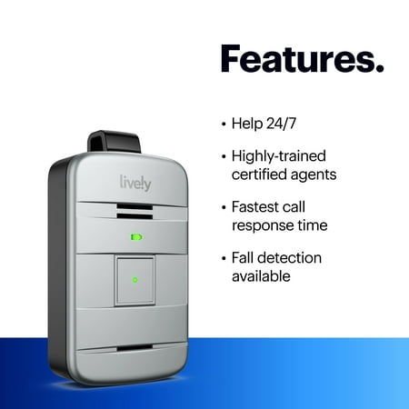 Lively® - Lively Mobile Plus All-in-One Medical Alert - Silver