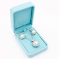 thumbnail image 4 of Lavencious Oval Dangle Jewelry Set Cream Color Pearl Necklace & Earrings Sets for Women, 4 of 4