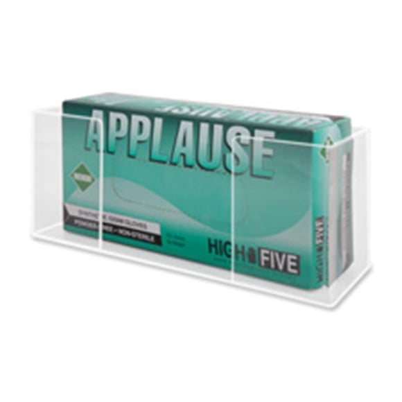Kantek  Glove Box Holder- Triple- 11in.x3-.50in.x14-.50in.- Clear