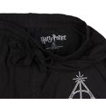 thumbnail image 2 of Harry Potter Men's Deathly Hallows Logo And Script Sleep Lounge Pants (Large), 2 of 2