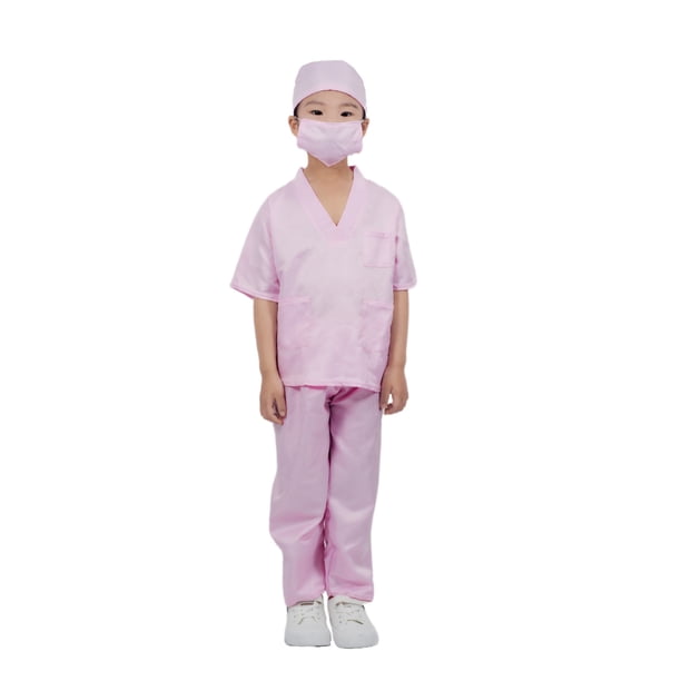 Ropa de médico para niños, ropa de enfermera, ropa de bata blanca para cirugía, ropa de laboratorio para jardín de infantes, ropa de juego profesional
