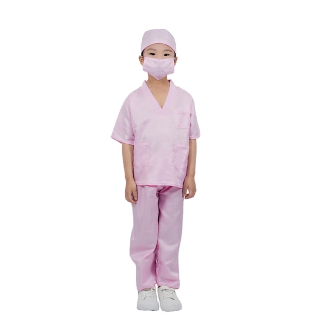 Ropa de médico para niños, ropa de enfermera, ropa de bata blanca para cirugía, ropa de laboratorio para jardín de infantes, ropa de juego profesional