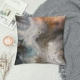 thumbnail image 2 of COMIO  Marble Print Throw Pillow Cushion Case, Retro Style Paintbrush Colors in Marbling Texture Watercolor Artwork, Modern Accent Sided Digital Printing, 2 of 5