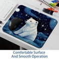thumbnail image 6 of Polar Bear Mousepad 8.3x9.8 Inch Square Non-Slip Rubber Bottom Printed Desk Mat - Suitable for Office and Gaming, 6 of 6
