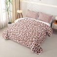 thumbnail image 3 of Erosebridal Girls Leopard Printed Twin Quilt Set, Fashion Cheetah Print Twin Coverlet Set, 2 Pieces, 3 of 7