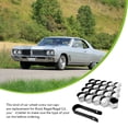 thumbnail image 3 of braveheart 20Pcs Car Wheel Nut Caps Auto Hub Screw Cover Thread Design Dust-Proof Bolt Rims Exterior Decoration High Fixation with a Clip 19mm Sliver, 3 of 9