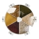 thumbnail image 3 of Dispensador de cereales giratorio de pared con almacenamiento sellado separado - Blanco Gris, 3 of 10