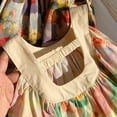 thumbnail image 4 of LUOGENLI Robe Fillette Tout-Petits Sans Manches à Imprimés de Fleurs Robe de Fête Robe de Danse Vêtements Robe Maxi pour Filles 2025 Petite 4-5 Ans, 4 of 5