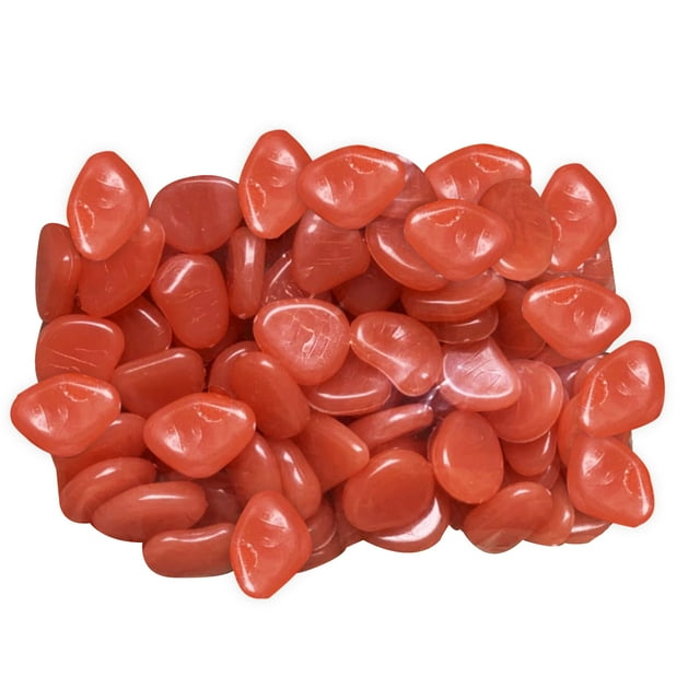 Yeacher Mini Glowing Rocks Outdoor Glow Decorative Stones Garden Yard Lawn Luminous Pebbles