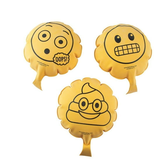 Emoji Whoopie Cushion - Party Favors - 12 Pieces