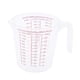 thumbnail image 1 of 2x Tazas Medidoras de Plástico Transparente Zulema para Cocinar Hornear Café Comida para Mascotas, 1 of 8