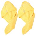 thumbnail image 1 of Paquete de 2 toallas de secado de microfibra para cabello para mujeres con cabello largo, rizado y húmedo Vhermosa CPB-US-DYP1433-11, 1 of 5
