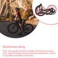 thumbnail image 3 of Soidarity Polea de fibra de carbono de alta resistencia, jaula de cambio trasero, aleación de aluminio, resistente al desgaste, Kit de rueda guía, Ciclismo Negro/Rojo SD1 Soidarity OD024405-02, 3 of 6