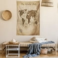 thumbnail image 2 of Compass Old World Map Tapestry Wall Hanging for Living Room Bedroom Dorm Decor, 2 of 5