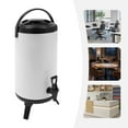 thumbnail image 3 of Stainless Steel Insulated Beverage Dispenser, Insulated Beverage Container with Spout, Cold and Hot Drink Dispenser for Parties, 3 of 10