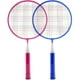 thumbnail image 3 of Versión ordinaria para niños [rosa azul] raquetas para niños 2 + 5 pelotas + bolsa para raquetas - raqueta terminada - raqueta de bádminton para niños Adepaton LKX-0933, 3 of 8