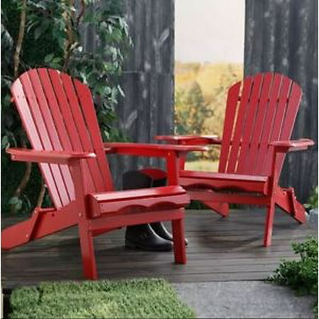 Mainstays Red Adirondack Chair