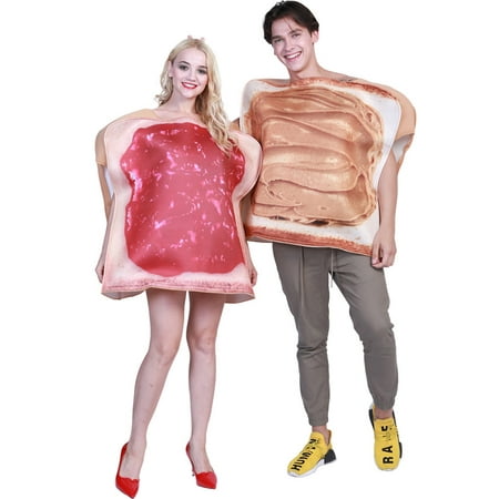 Voberry Adult Halloween Stage Costume Spoof Jam Bread Expression Cosplay Clothes