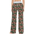 thumbnail image 4 of FREEAMG Trendy Floral Pattern Womens Comfy Drawstring Lounge Pajama Pants Sleepwear Bottom, 4 of 6