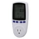 thumbnail image 4 of Medidor de vatios Pantalla LCD Función de alarma Protección contra sobrecarga Material ABS Monitor de uso de electricidad Enchufe estadounidense 120 V, 4 of 5