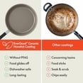 thumbnail image 2 of Juego de cocina Bella de 21 piezas con revestimiento antiadherente de cerámica EverGood™, apto para lavavajillas y horno, compatible con todo tipo de cocinas, tapas de vidrio templado y asas frías al, 2 of 5