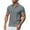 Gray, variant on Mens Polo with Short Sleeves, George Commuter Button-Up Shirt with Short Sleeves, Size , M, Green