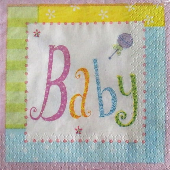 Baby Shower 'New Baby' Small Napkins (16ct)
