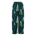 thumbnail image 6 of Women's Pajama Pants With Pockets, Sleepwear Stretch Drawstring Lounge Bottoms Wide Leg Comfy Sleep Pj Bottoms Women, 6 of 6