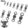 thumbnail image 3 of Beisidaer 20X Fising Ball Bearing Swivels Split Rings For Sea Fishing 0/1/2/3/4/5/6/7/8/9, 3 of 7