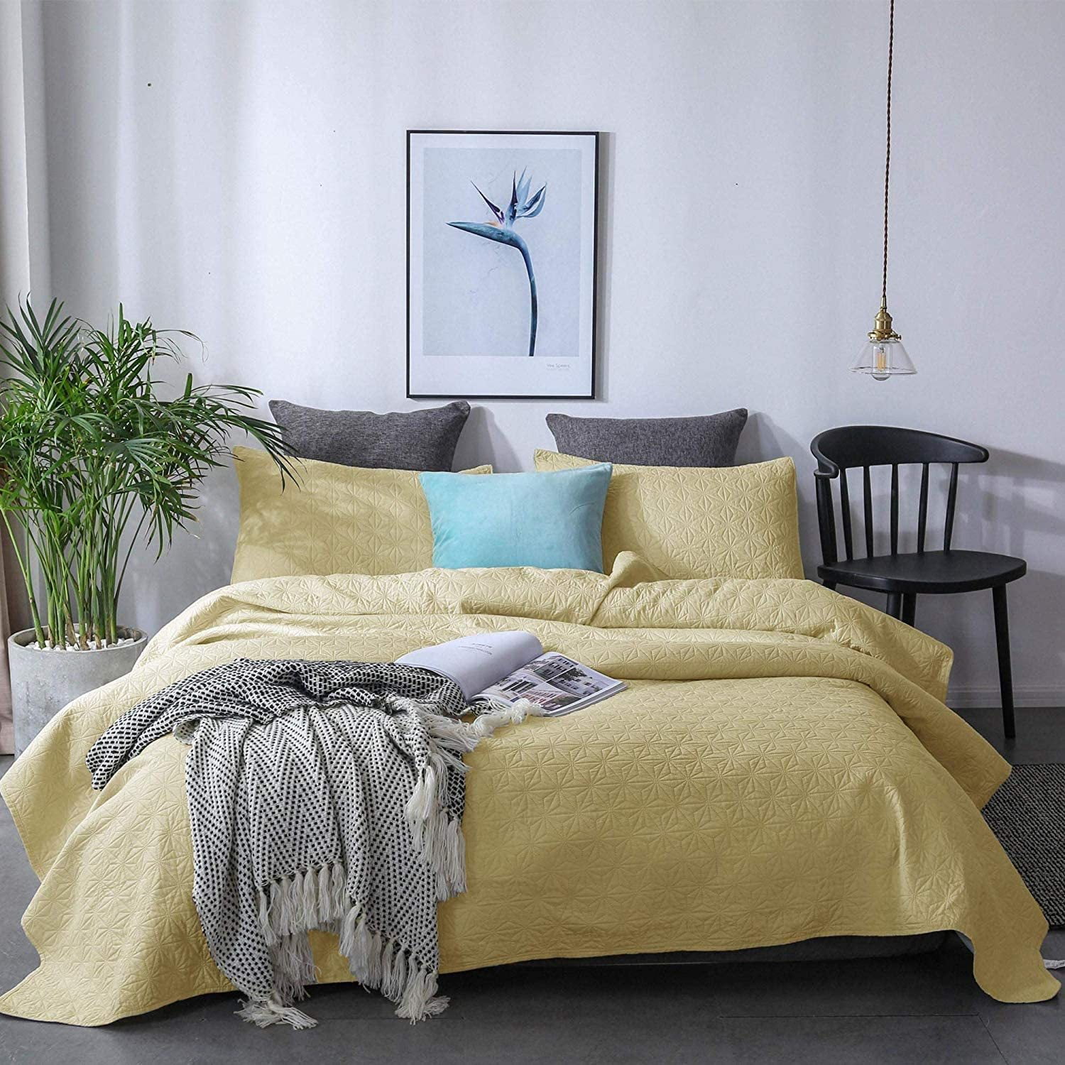 Light Weight Comforter Set for Summer, Ultra Quilt Set Soft