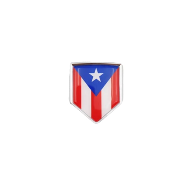 Ysmzzmsy Country Flag 3D Emblem Sticker, 1.85x2.36in, Automotive Decal for Cars, Motorcycles, Helmets