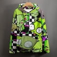 thumbnail image 4 of Invader Zim Hoodie 3D Print Pullover Hooded Long Sleeve Sweatshirts Tops Blouse with Pocket for Mens Womens, 4 of 8