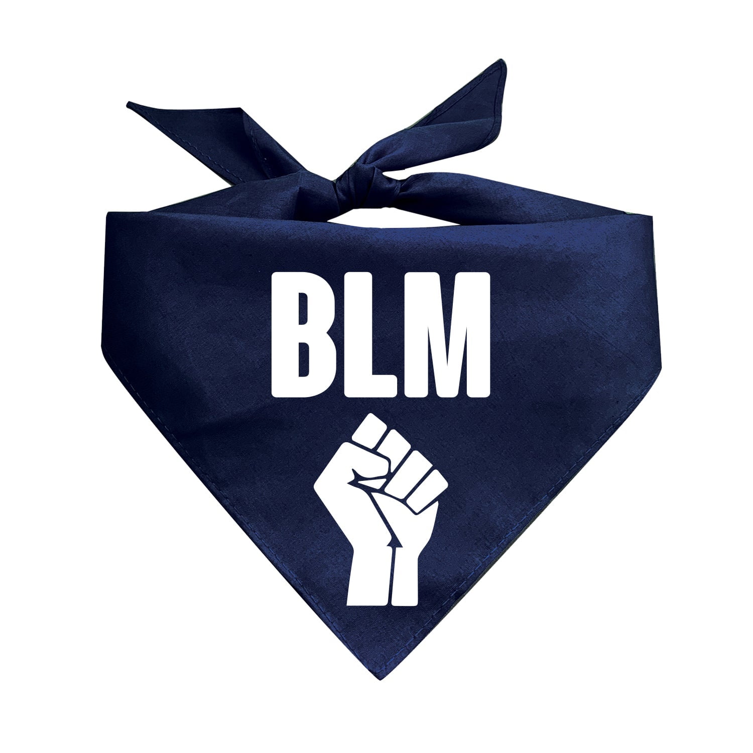 BLM with Fist Triangle Dog Bandana