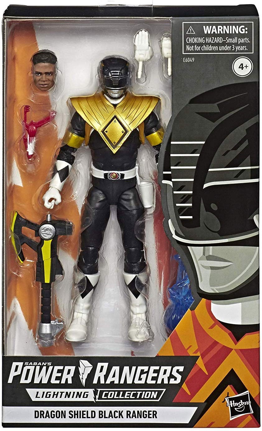 Power Rangers Lightning Collection Dragon Shield Black Ranger Action Figure - Walmart.com