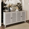 thumbnail image 2 of Garne Accent Buffet Server Cabinet- White Washed, 2 of 13