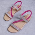 thumbnail image 5 of Ruyang Women's Casual Side Hollow Belt Buckle Slope Bottom Roman Shoes Summer Fashion Ladies Sandals Womens Summer Shoes, 5 of 8