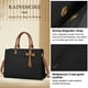 thumbnail image 3 of Bolsa para portátil RAINSMORE, piel sintética, 15,6 pulgadas, impermeable para mujer, 3 of 8
