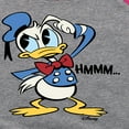 thumbnail image 3 of Disney - Donald Duck - HMMM… - Toddler & Youth Girls Raglan Graphic T-Shirt, 3 of 5