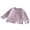 Purple, variant on Kids Cardigan Girls Crewneck Cardigan Long Sleeve Children Button Sweater Uniform Sweaters for Little Girls Size 6-7 (Pink,6-7 Years)