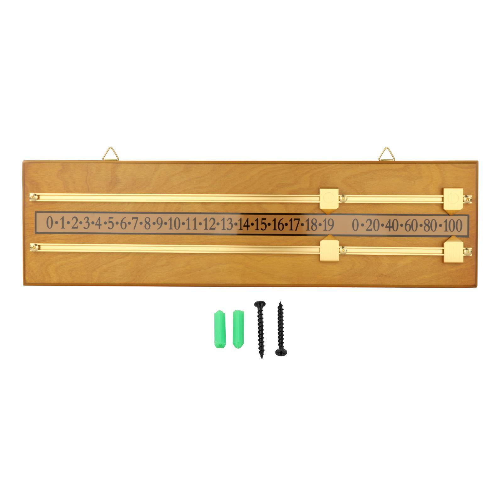 Wood Shuffleboard Scoreboard Home Supplies Referee Score Keeper Snooker