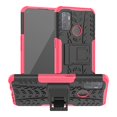 thumbnail image 1 of KAIYANG Carcasa híbrida de PC y TPU con soporte para neumáticos Cool Tyre para Oppo A53 (2020) Estilo D Oppo A53 (2020) Rosa, 1 of 5