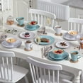 thumbnail image 3 of Vancasso, Series Vine, 16-Piece Stoneware Dinnerware Set, Blue and Beige Dinner Set, Service for 4, 3 of 8