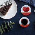 thumbnail image 6 of FMSHPON Happy Valentines Day Theme Red Love Tree Set of 6 Round Coaster for Drinks, Absorbent Ceramic Stone Coasters Cup Mat with Cork Base for Home Kitchen Room Coffee Table Bar Decor, 6 of 6
