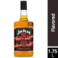 thumbnail image 2 of Jim Beam Kentucky Fire Cinnamon Flavored Whiskey, 1.75 L Bottle, ABV 32.50%, 2 of 4