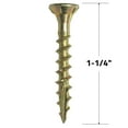 thumbnail image 4 of Grip-Rite #8 X 1-1/4 in. Star Drive Gold Construction Wood Screw 1 lb., 4 of 9