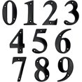 thumbnail image 4 of shiyou-Doris 3-Inch Brass Metal Letters Mailbox Decor Address Signs For Houses Outdoor Wall Decor Mailbox Numbers House Address Numbers For Outside Address Sign for Door Numbers (Number 4, Satin Blac, 4 of 4
