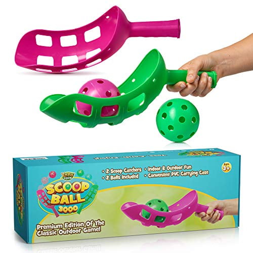 Child Launch & Catch The Ball Game Set Outdoor Sports Training Parent Kids Game 